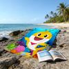 Ultra-Soft Beach Towel with Shark Theme,Ideal for Pool - Camping, Diving - Perfect Travel Essential, Vibrant Beach Towel.