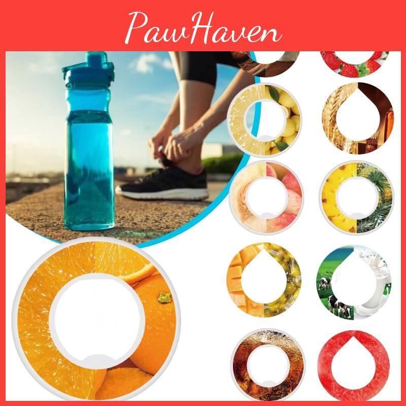 Creative Air Up Water Bottle Tritan Taste Pod Fruit Fragrance Flavor Peach Cola