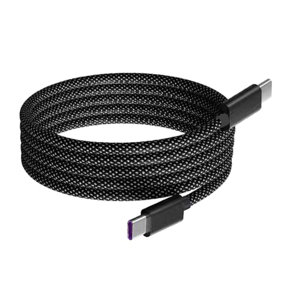 Flexible Braided USB C Cable 60W Fast Charge 1Meter Type C To C Cord Power Delivery for Multiple Devices