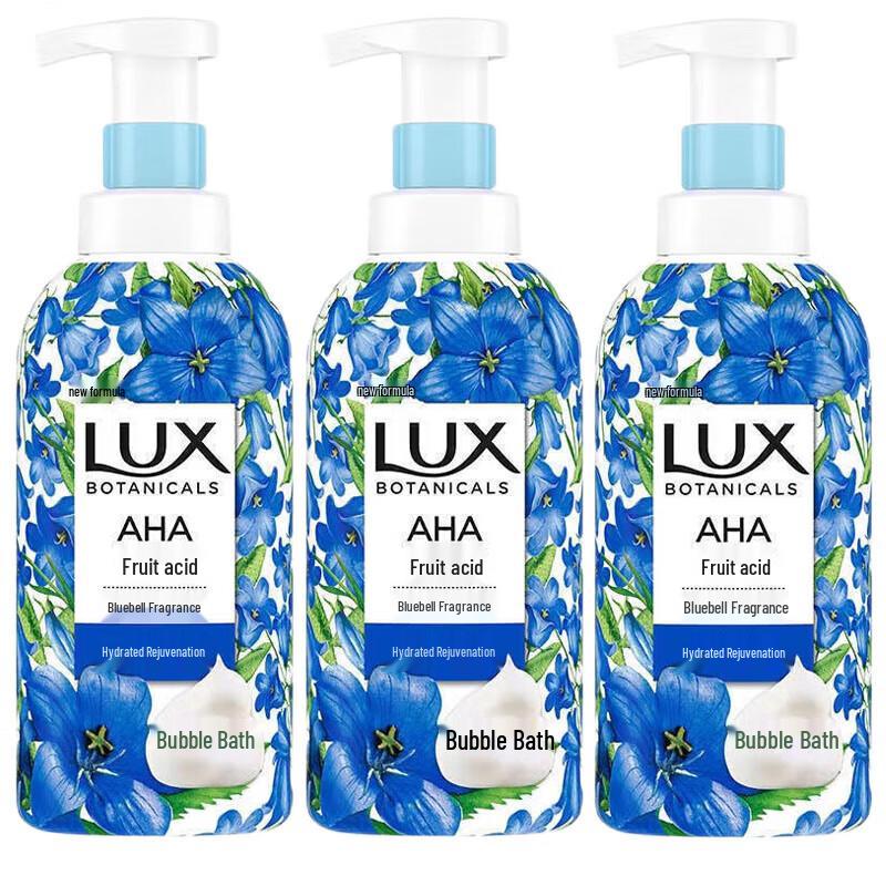 Lux Fruit Acid Bluebell Scented Bubble Shower Gel