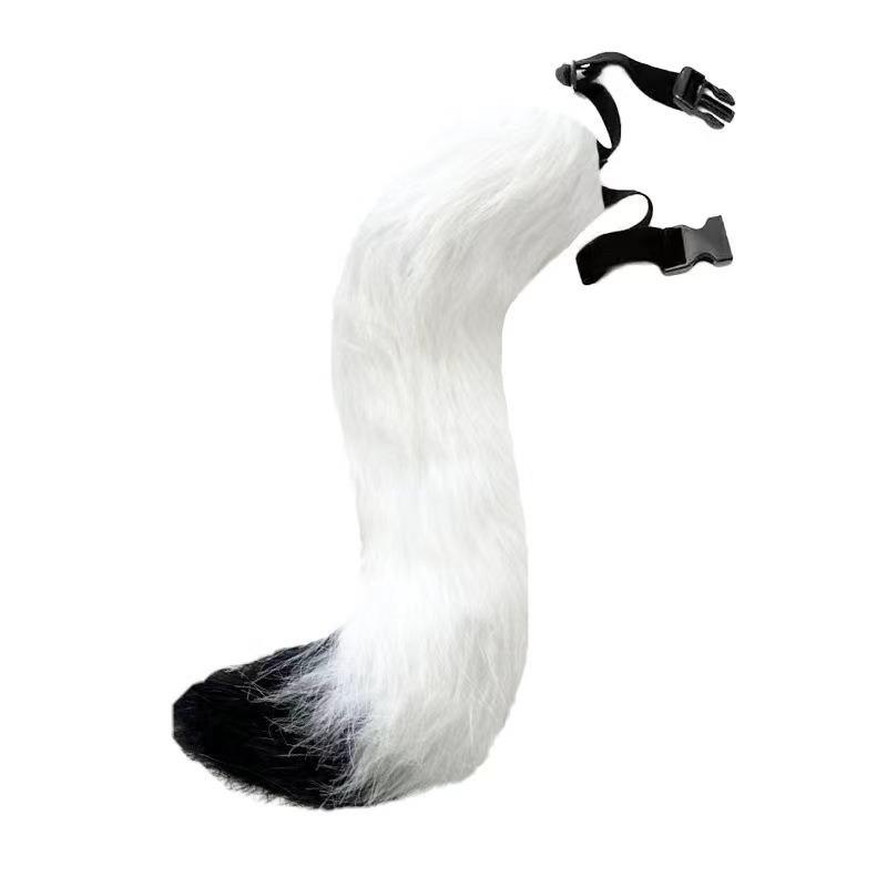 New! High Quality For Props Cat Fox Plush Tails Role Play Halloween Partyaccessories Anime Animal Tail Cosplay Costumes