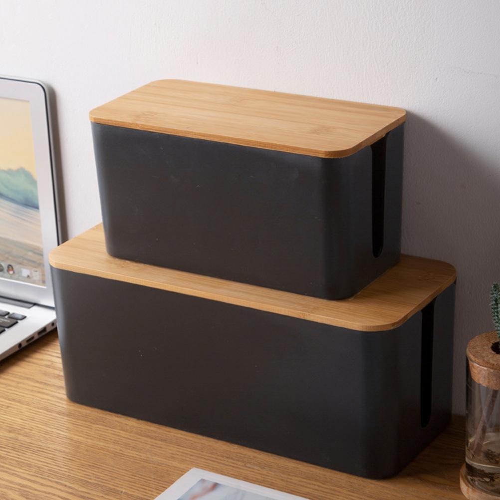 Power Strip Storage Box Wire Container Outlet Protector Cover Socket Protection Case Home