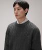 Dibellobeu Soft Round Overfit Cable Knit_Charcoal