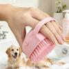 Pet Bathing Brush Soft Silicone Massager Brush Shower Gel Bathing Brush Clean Tools Comb Dog Cat Cleaning Grooming Supplies