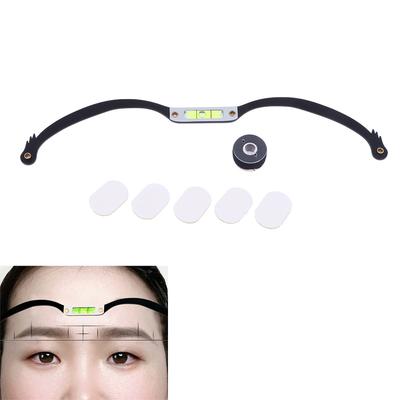 Microblading Permanent Makeup Bow & Arrow Line Ruler With Measuring Brow String Pre Inked Tattoo PMU For Mapping'
