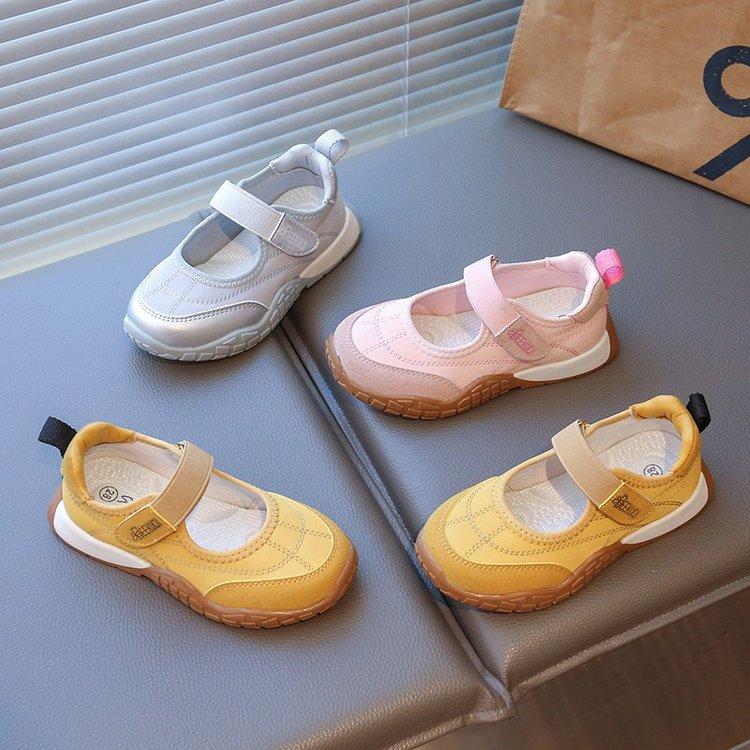 Children's sports shoes 2025 spring and autumn new girls' shoes princess mesh breathable shoes children's Forrest Gump shoes casual shoes