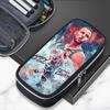 Cartoon NBA Basketball Star Stephen Curry Inspired Pencil Case Kids Boys Girls Large Capacity School Organizer