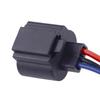 Universal 12V 2pcs H13 9008 Female Headlight Socket LED Plug Wire Harness Adapter Connector