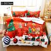 Christmas Decorations Bedding Set Duvet Cover Set 3d Bedding Digital Printing Queen Size Bedding Set Fashion Design