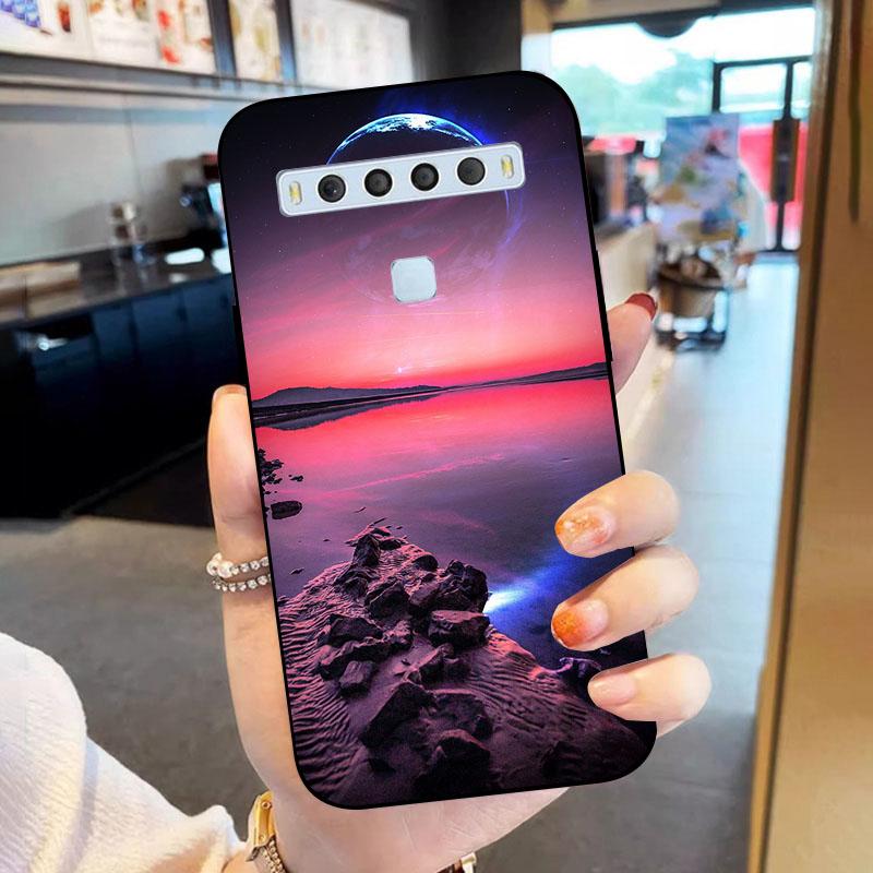 For TCL 10L Case T770H T770B Back Cover For TCL 10 Lite Case Coque Shockproof Soft TPU Silicone Phone Case 10 L 10Lite Fundas