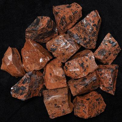 Mahogany Obsidian Raw Stone, Natural Mahogany Obsidian Rough Rocks, Healing Rough Gemstone