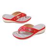 New sandals women's metal buckle beach sandals women's summer wedges, fashionable casual women's sandals