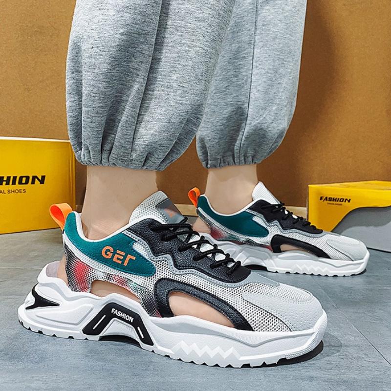 Fashion Summer New Men's Casual Sandals Lightweight Luxury Men Hollow Leisure Sneakers Teenagers Breathable Beach Shoes Footwear Zapatos