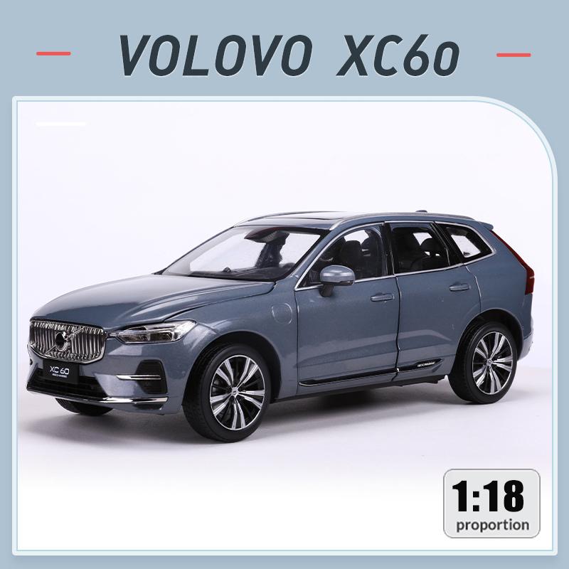1/18 XC60 2022 SUV Μεταλλικό Μοντέλο Αυτοκινήτου Diecast Παιχνίδια Χόμπι Δώρα για παιδιά Λευκό/Ασημί/Γκρι Συλλογή Δώρων Διακοσμητικά Έκθεση