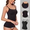Women's Shapewear Tummy Control Tank Tops Seamless O Neck Adjustable Straps Body Shaper Compression Push Up Belly Slimming Camis