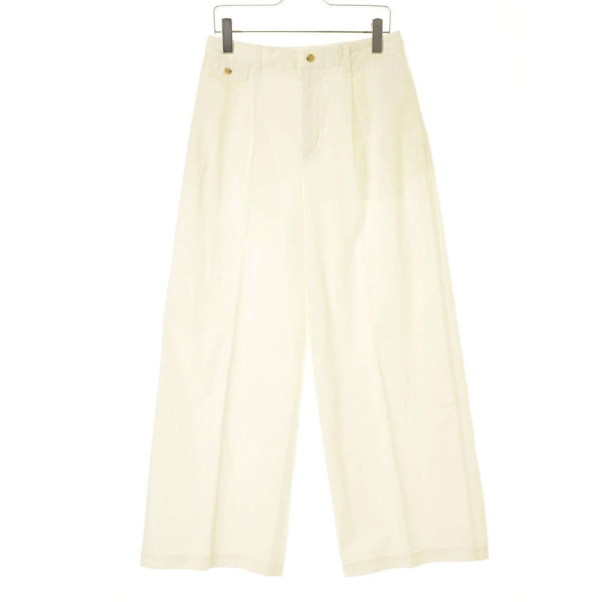 [Used] IENA / IENA 23030900083010 LIEN High count chino wide pants cotton pants [cacfaeag-l]