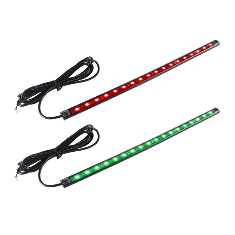 2PCS Boat Navigation Lights, Stern Lights Boats, Marine LED Strip Boat Lights