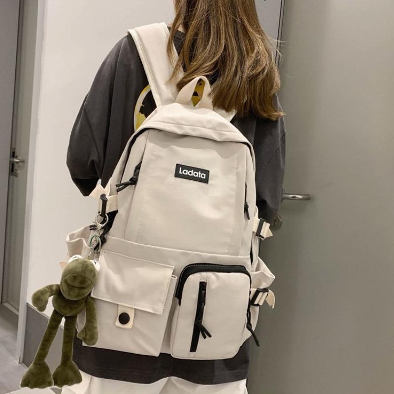 Unisex Backpacks Simple Large Capacity Travel Rucksack 2025 New Casual Multi-pockets High School Student Colleage Student School Bags for Teenagers