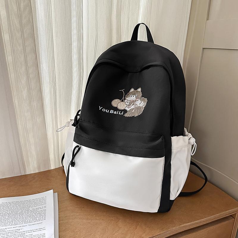 Contrast Color Backpack Student Schoolbag Children's Cartoon Backpack