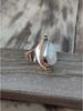 He Cheng Retro Moonstone Ring - European & American Fashion Punk Style Jewelry