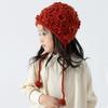 Handmade Kids Knitted Hat Crochet Princess Cap Breathable Beret Cap  for Child Girls