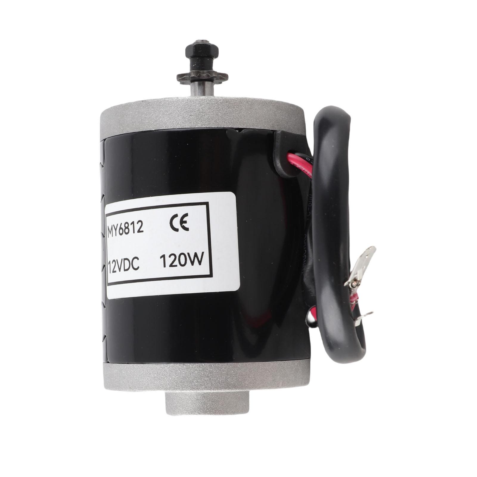 

MY6812 12V 120W Высокоскоростной небольшой щеточный мотор с ременным шкивом Электрический скутер E Bike Accessory белый