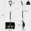 KADAX Snow Shovel Sturdy Shovel for Snow Removal Ergo with Handle