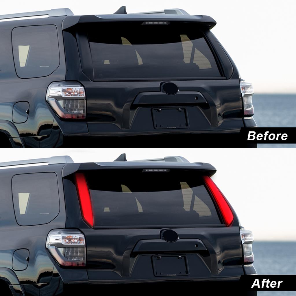 LED Rear Brake Light For Toyota 4 Runner 2010-2025 Bumper Fog Lamp Start-up Animation Turn Signal Taillight Trunk Tail Lamp 12V