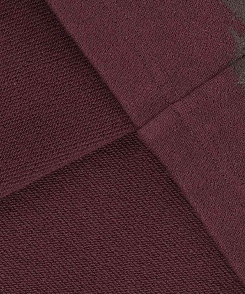 BROWNBREATH Step Dying Washing Pants - Burgandy
