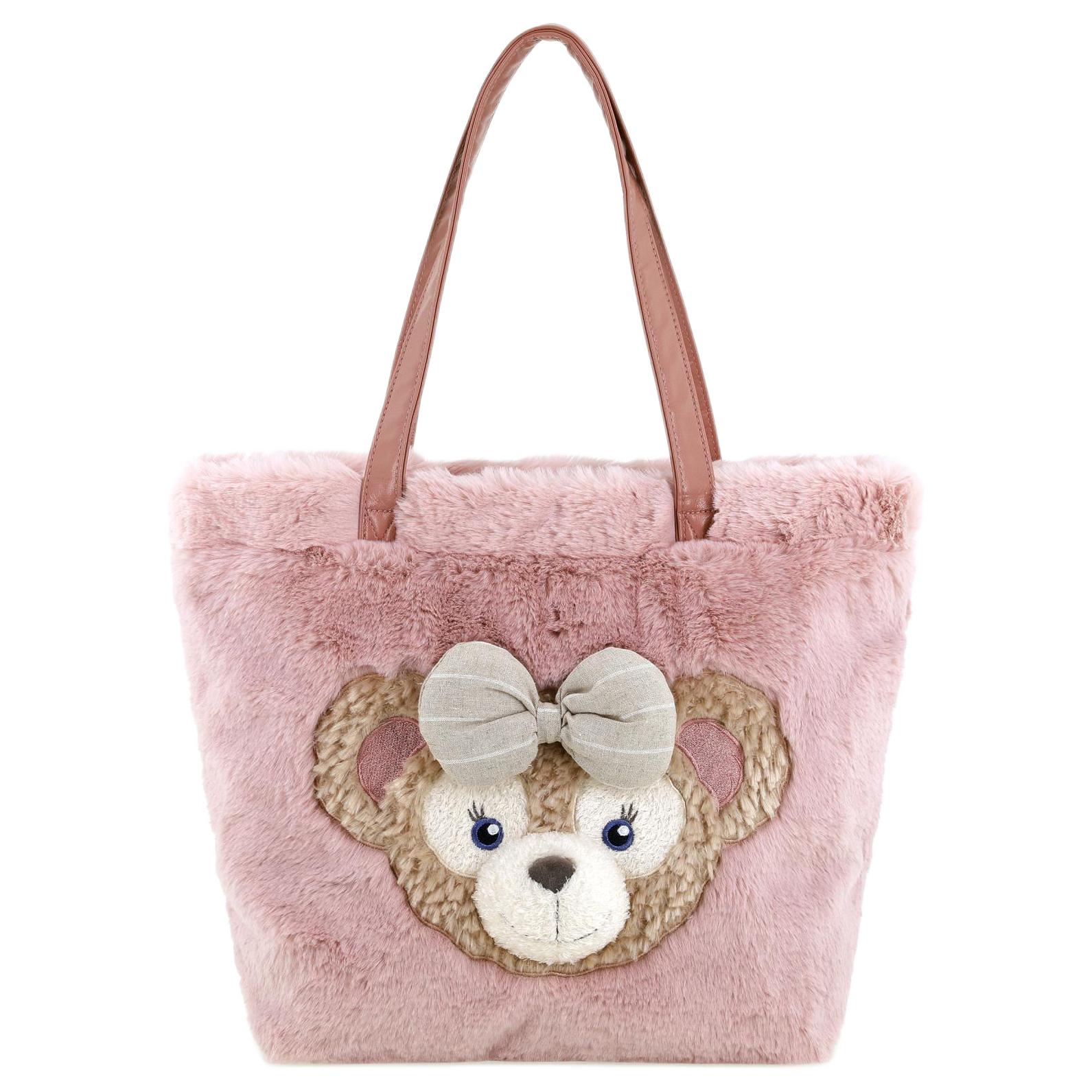 

New Disney Plush Tote Bag, Shopping Bag, Shoulder Bag Women s Pink 200Q122S017 42.9*14.0*32.0CM