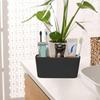 AEE4-Toothbrush Holders For Bathrooms, 5 Slots Toothpaste Organizer With Bamboo Divider Bathroom Accessories Storage