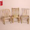 Retro Hand-Woven Bamboo and Rattan Chair for Home and Balcony