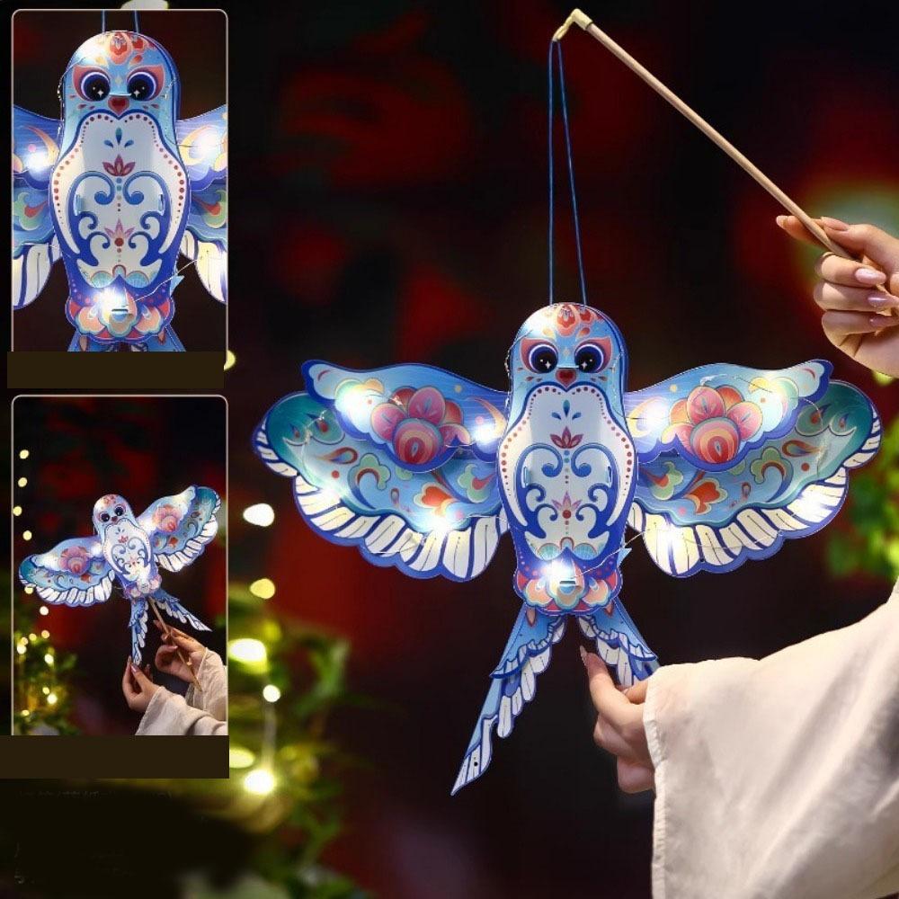 

Luminous Mid-Autumn Festival Lantern DIY Handmade Dragonfly Butterfly Lantern Photography Props Style3