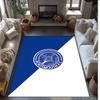 Tappeto Morbido Area Rug con Motivo Calcio Portsmouth FC Antiscivolo Tappeto per Pavimento Interno Tappetino Decorazione Sportiva per Camera da Letto