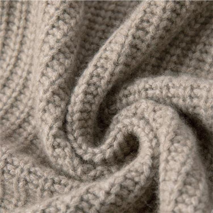 Warmer Weicher Damen Übergrößen Cardigan Pullover Winter Herbst Gestrickt Langarm Locker Dick Offener Stich Elastisches Revers Taschen