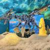 Mechanical Ice Dragon Set, Made Of Abs Material, A Cool Gift For Movie Fans, The Top Choice For Christmas, Halloween, Or Birthday Surprise Gifts