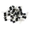 TO-92 Transistor Set: 840 Pieces, 24 Specifications, Includes 24-Compartment Box