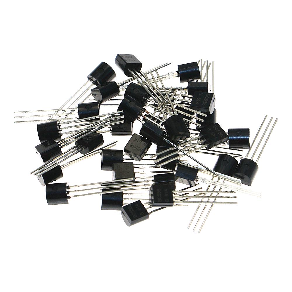 TO-92 Transistor Set: 840 Pieces, 24 Specifications, Includes 24-Compartment Box
