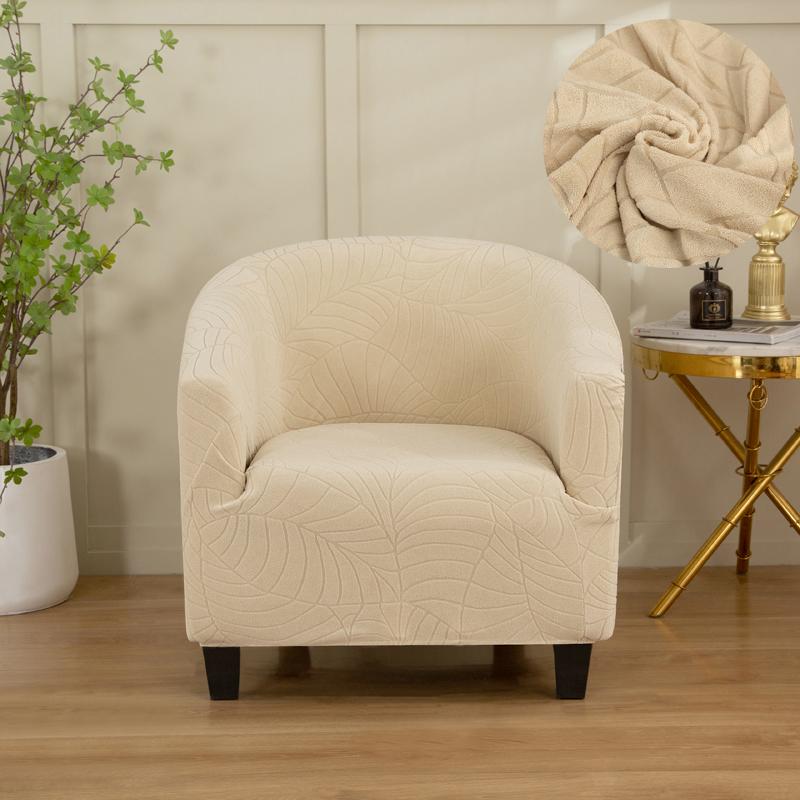 Housse de fauteuil club extensible Housse de fauteuil tonneau Housse de fauteuil baignoire Housse de fauteuil canapé en spandex doux Amovible