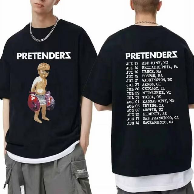 The Pretenders US 2024 Tour Short Sleeve  Full Size S-5XL SO588 Unisex T-Shirt M