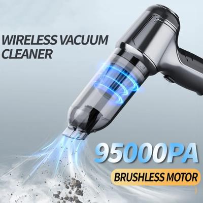 2024 Neuer kabelloser 95000-Pa-Staubsauger, bürstenlos, starke Saugkraft, automatischer Handstaubsauger, für Zuhause, Auto, Mini-Blasen und Saugen, All-in-One
