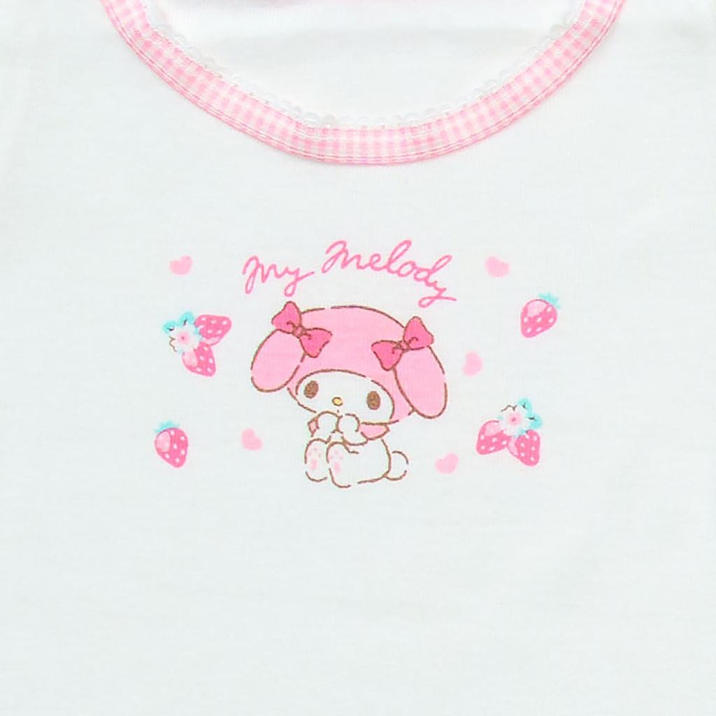 Sanrio Short Sleeve Set of My with Name 148318 Kids' Undershirts, 2, Melody, 110cm, 100% Cotton, Tags,