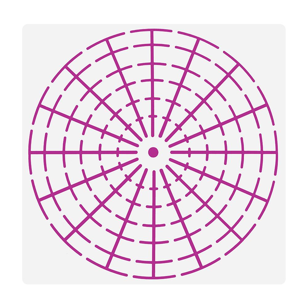 6Pcs 8/12/16 Segment Mandala Plastic Target Pattern Reusable Dot Painting Tool  DIY Painting