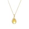 XL61968 2024 New Zircon Set Style Collar Chain Women's High Grade Water Drop Pendant Necklace Exquisite Sweater Chain