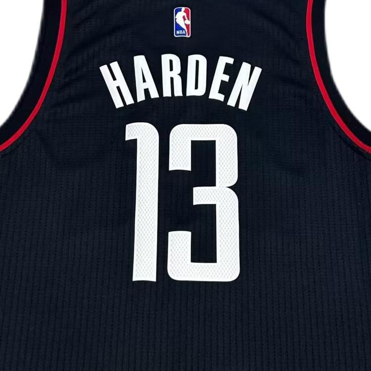 adidas X NBA Collaboration Harden Houston Rockets 13 Casual Comfortable Soft Pullover Basketball Jersey Unisex Jersey Black 7470A-3KH-K92072