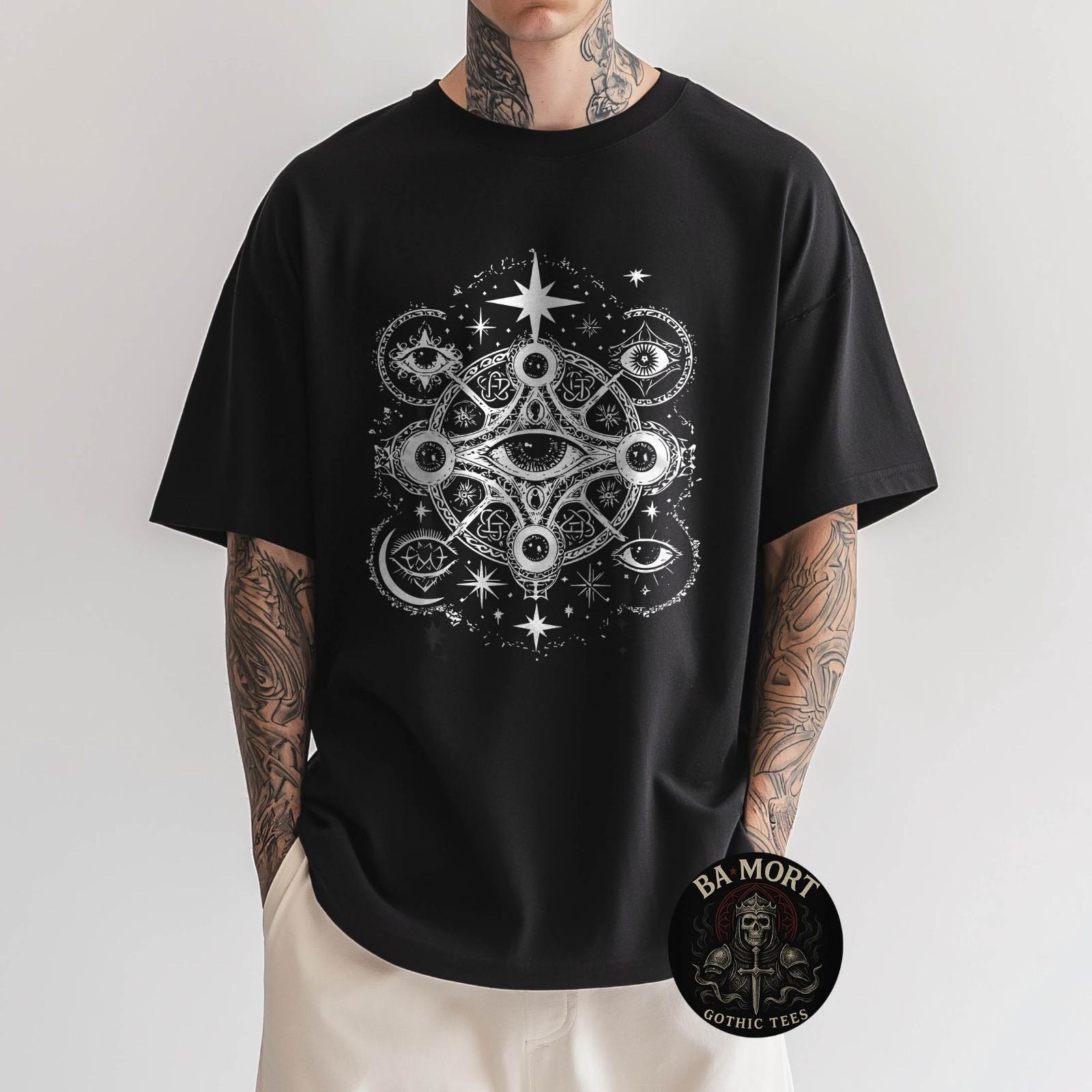 Celestial Ophanim Biblically Accurate Angel Gothic T-Shirt Unisex T-Shirt S