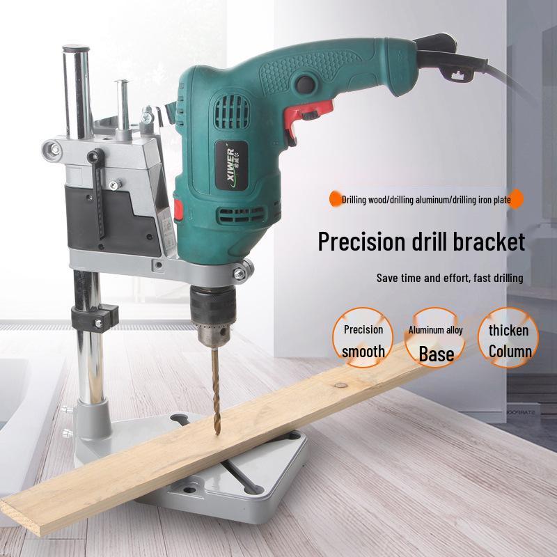 Compact Electric Drill Stand for Household Use