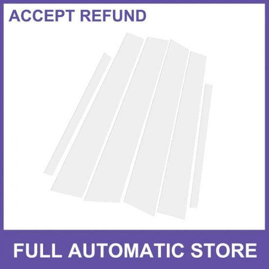 Car Pillar Window Trim Cover SIX  for Honda Accord 2013-2017 Chrome Silver