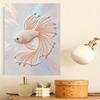 Shiny Pearl Elegant Betta Fish DIY Painting Creative Bead Art Craft Household Wall Decoration Nice Present For Art Hobbyists Home Decor Items