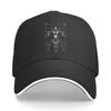 Futuristic Robotic Vitruvian Unisex Sci Fi Meme Graphic Sandwich Baseball Cap Sun Cap Outdoor Workouts Hat